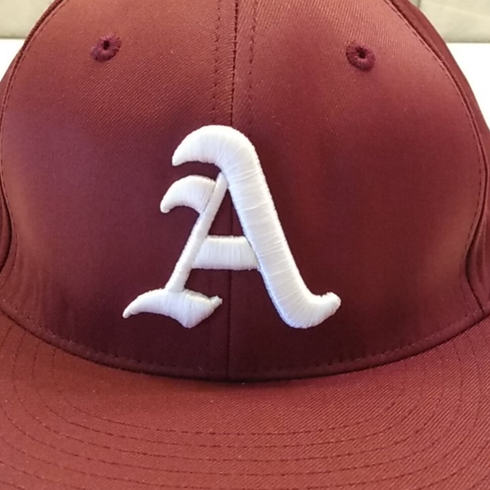 Pacific Headwear Maroon A cap - Picture 2 of 5